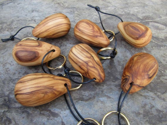 Key chain olive wood acorn Hand smoother Key ring wooden hand flatterer alentejoazul gift for men man portugal organic natural hunter