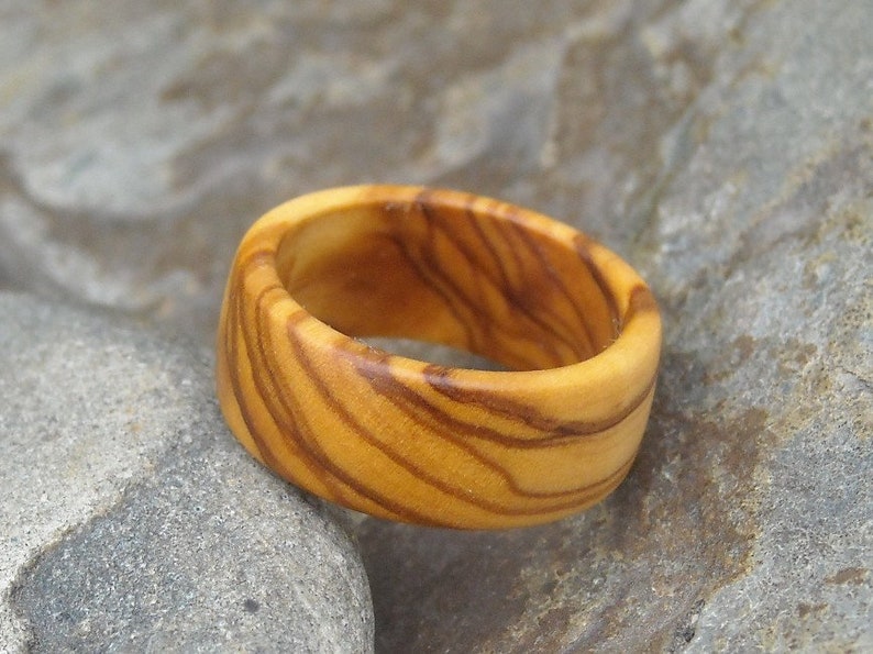 Anillo madera de olivo Joyaria madera Anillo de compromiso Alentejoazul Anillo de boda amistad vegano natural Hombres hombre Portugal imagen 3