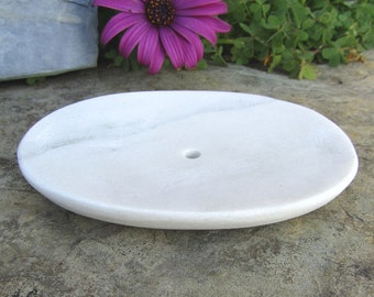 Jabonera mármol portugués blanco bandeja jabón piedra  blanca hecho a mano baño naturaleza alentejoazul portugal sostenible