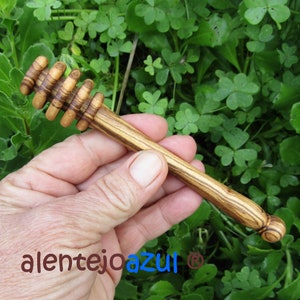 1 Honey dipper olive wood honey spoon twister wooden handmade kitchen utensil wood olive tree turned alentejoazul portugal gift beekeeper image 3