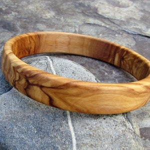 Bangle olive wood Bracelet wooden jewelry alentejoazul ,olive tree, portugal handmade natural jewelry vegan boho christmas present friend image 8