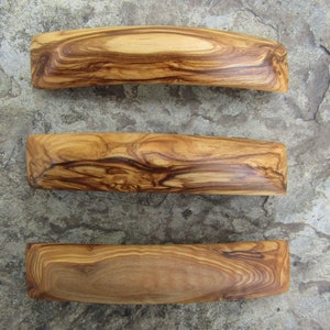 Barrette olive wood extra large thick hair slide clip wooden alentejoazul rectangular vegan handmade portugal french barrette sustainable image 6