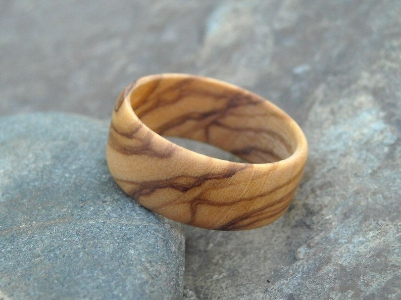 Anillo madera de olivo Joyaria madera Anillo de compromiso Alentejoazul Anillo de boda amistad vegano natural Hombres hombre Portugal imagen 8