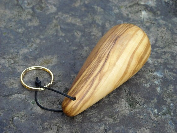 Key chain olive wood acorn Hand smoother Key ring wooden hand flatterer alentejoazul gift for men man portugal organic natural hunter