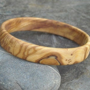 Bangle olive wood Bracelet wooden jewelry alentejoazul ,olive tree, portugal handmade natural jewelry vegan boho christmas present friend image 4