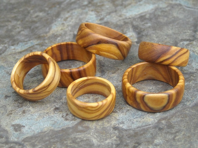 2 wedding rings olive wood wooden couple bands rings engagement wooden jewelry alentejoazul partner country 5 wedding anniversary image 5