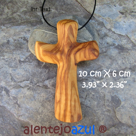 2 Crocifissi In Legno 12x7 Cm Con Statua Di Ges&ugrave; - Decorazione Parete O Ciondolo