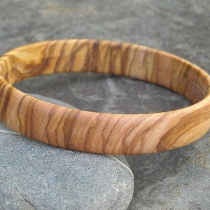 Bangle olive wood Bracelet wooden jewelry alentejoazul ,olive tree, portugal handmade natural jewelry vegan boho christmas present friend image 5