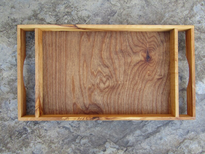 Bread Cutting Board Olive Wood Crumb Crate Wooden Board Large Etsy