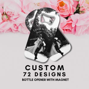Custom Magnetic Bottle Openers, Wedding Favors for Guests in Bulk: Bridal Shower Souvenir