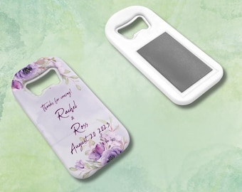 Customizable Bottle Opener with Magnet: Unique Favors