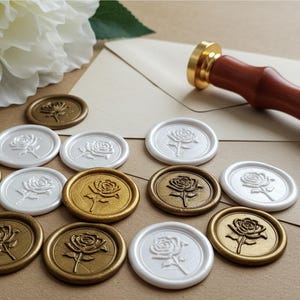 Personalisierte Wachssiegel-Aufkleber, selbstklebend, Monogramm-Wachssiegel, handgefertigte Wachssiegel für Hochzeitseinladung, Ihr eigenes Logo-Wachssiegel