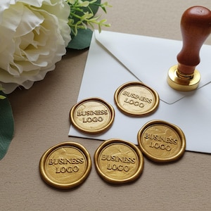 Lacres de cera com logotipo personalizado com autoadesivo, seu próprio adesivo de lacre de cera de design, seu texto, lacres de cera para casamento, lacres de cera personalizados