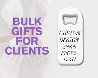 Ouvre-bouteille gravé personnalisé : cadeau pour une entreprise cliente, cadeau de clôture pour agent immobilier