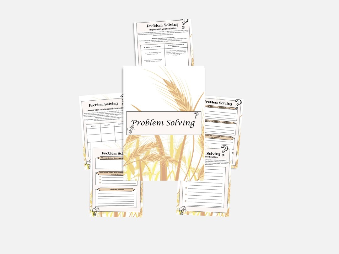 Problem Solving PDF Handbook, Solutions Analysis, Successful ...