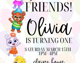 Lucas and Friends Birthday Invitation: Custom Party Invite