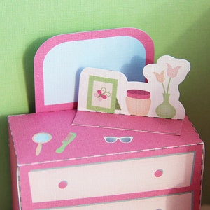 Printable Bedroom PDF Paper Craft - Etsy