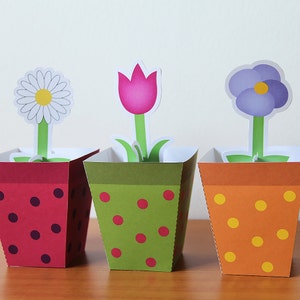 Craft Kits for Kids Paper Gardening Set Digital Download Gifts for Kids image 5