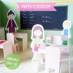 Printable Crafts for Kids | Paper Classroom | Digital Download | Gifts for Kids