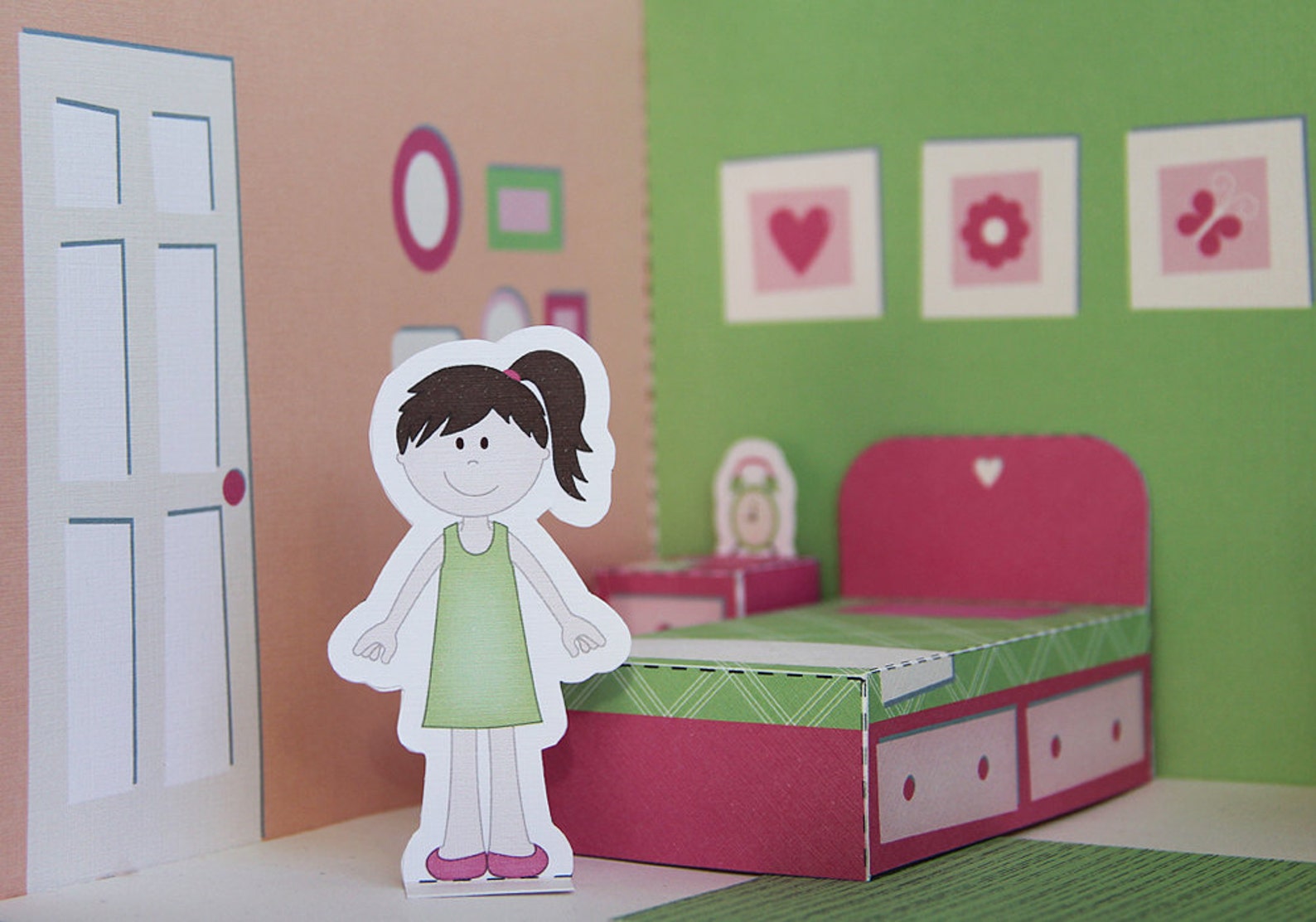 Printable Bedroom PDF Paper Craft (Download Now) Etsy