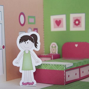Printable Bedroom PDF Paper Craft - Etsy