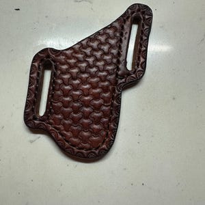 Pancake Leather Knife Sheath