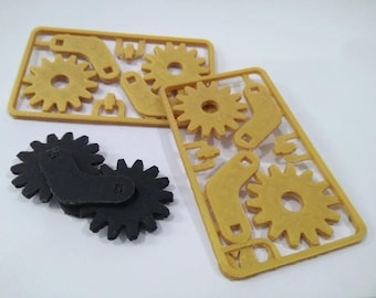 Business Card Fidget Toy Spinner - 3D Printed - Stress Relief Spinner, Desk Toy for Adults and Kids, Fun Office Supplies & Party Favor
