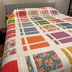 Happiness Plan Quick and Easy Layer Cake Quilt Pattern digital PDF