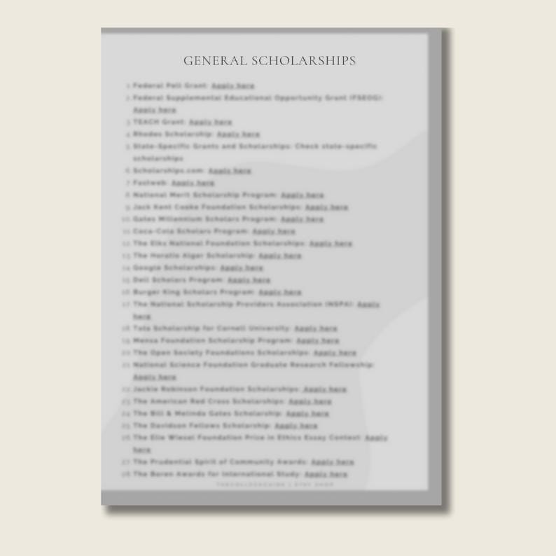 Ultimate College Scholarship Guide 150 Scholarship List For Every