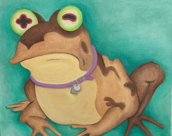 The Hypnotoad Painting - Acrylic on Canvas