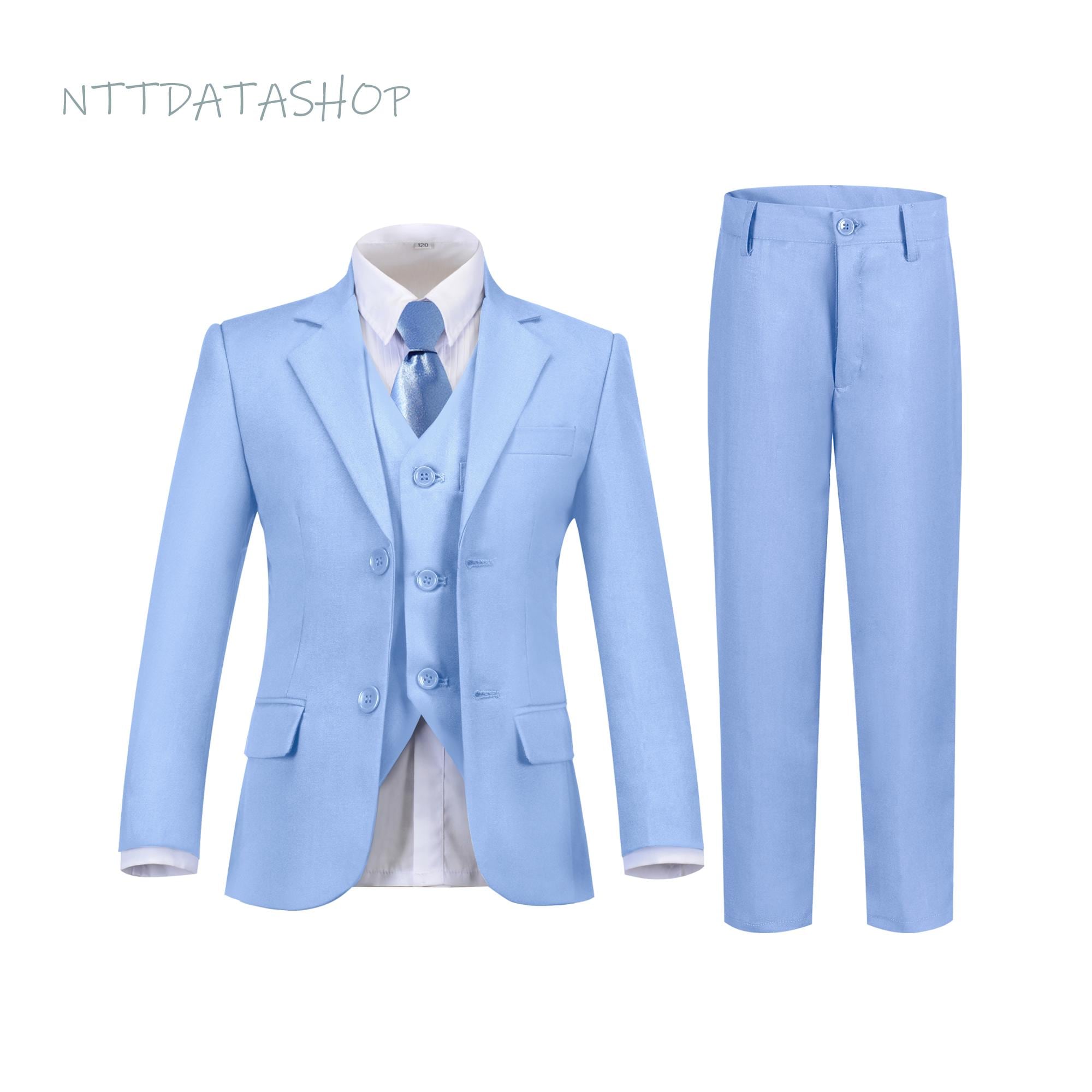 Costume bleu clair pour garçon France