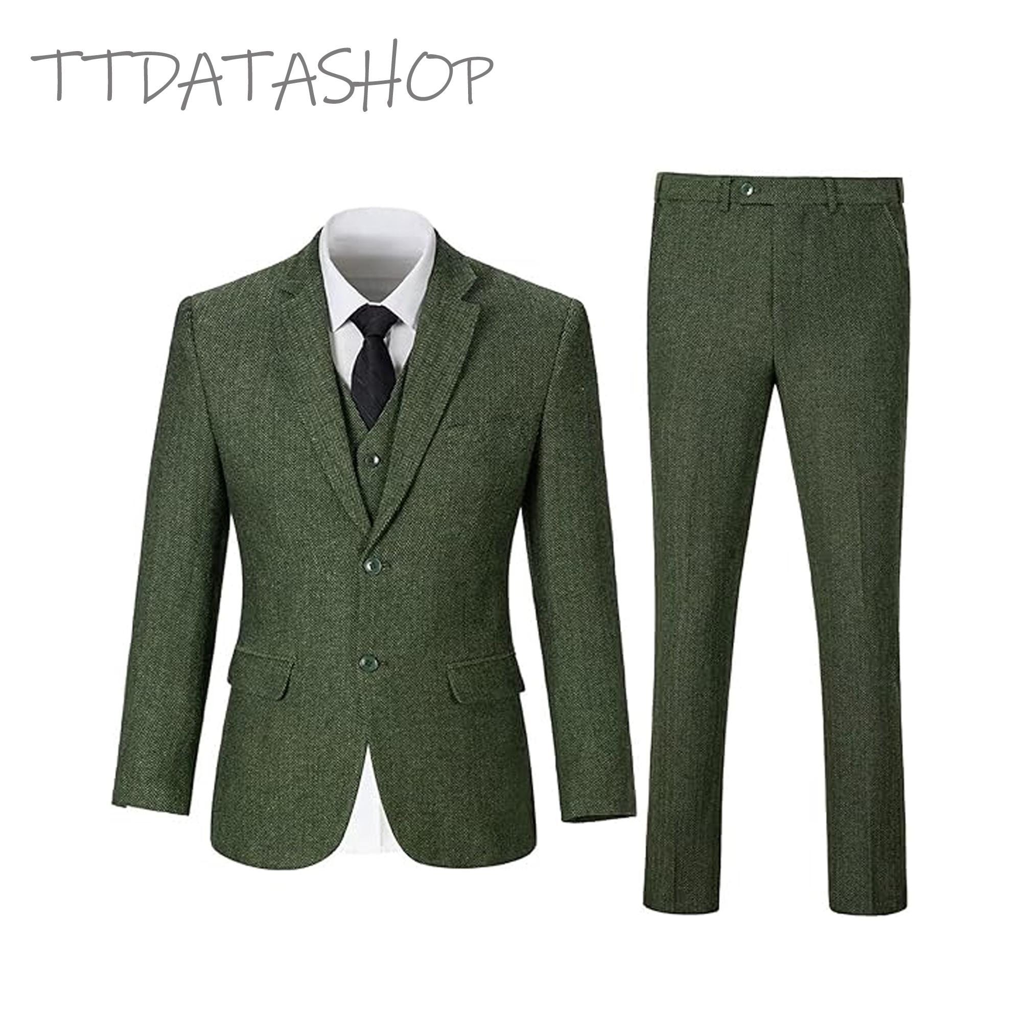 Green Tweed Vest - Etsy Green Tweed Vest - Etsy