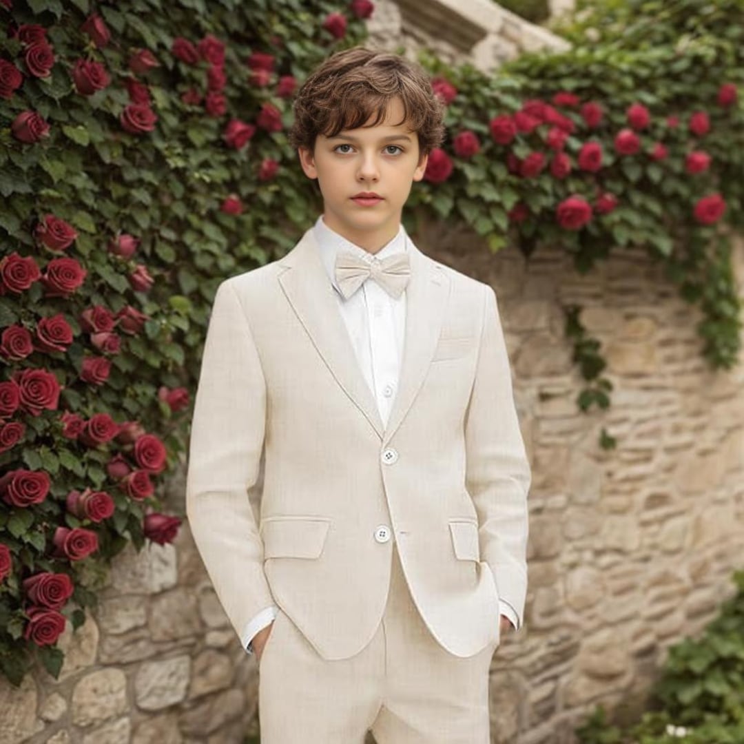 BC1384 – Boys’ Linen Suit Jacket main image 0