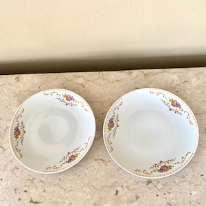 Vintage porcelain Tirechenreuth Bavaria cake Plate set
