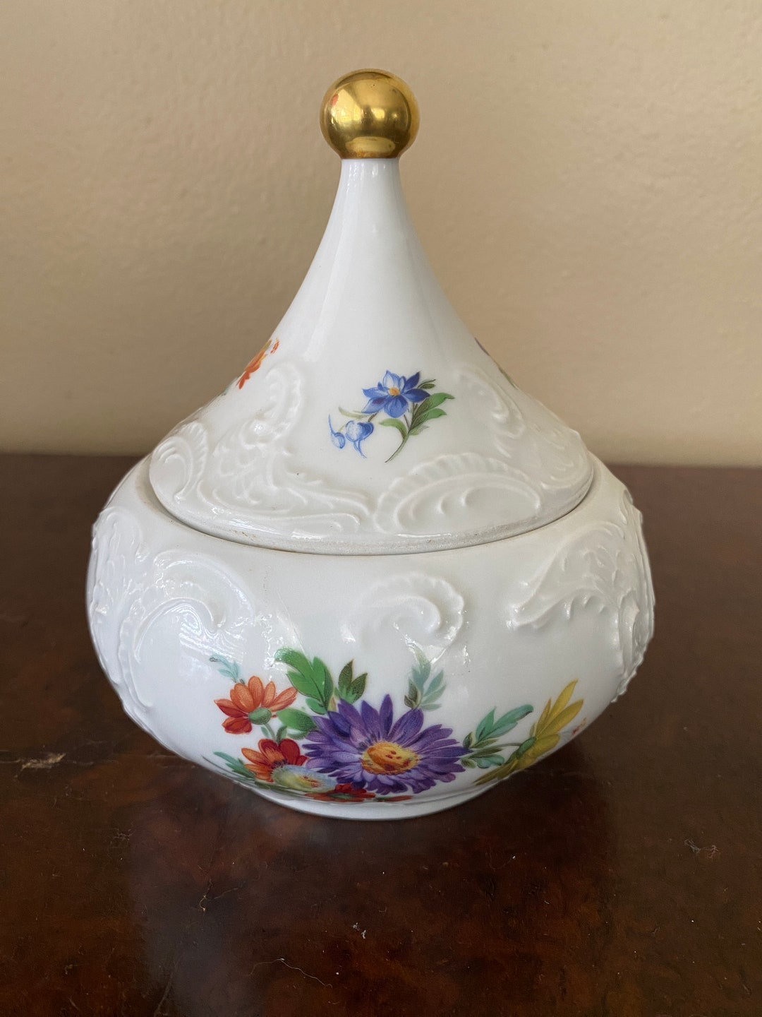 Vintage Royal Porzellan Bavaria KPM Germany Handarbeit Trinket Box ...