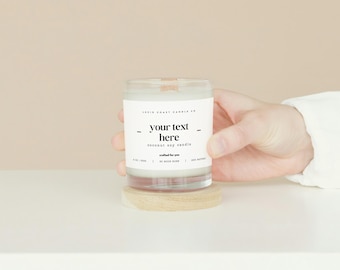 Personalized Custom Candle