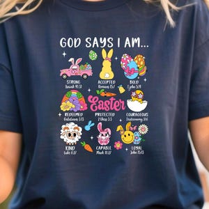 Easter Bunny Shirt, Happy Easter Tee, Cute Easter Gift for Women, Colorful Peeps Shirt, Adorable Bunny Shirt, Festive Spring Outfit