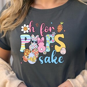 Easter Bunny Shirt, Happy Easter Tee, Cute Easter Gift for Women, Colorful Peeps Shirt, Adorable Bunny Shirt, Festive Spring Outfit