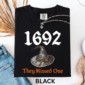 Salem Witch Sweatshirt: Comfort Colors 1692 - Spooky Season Pullover
