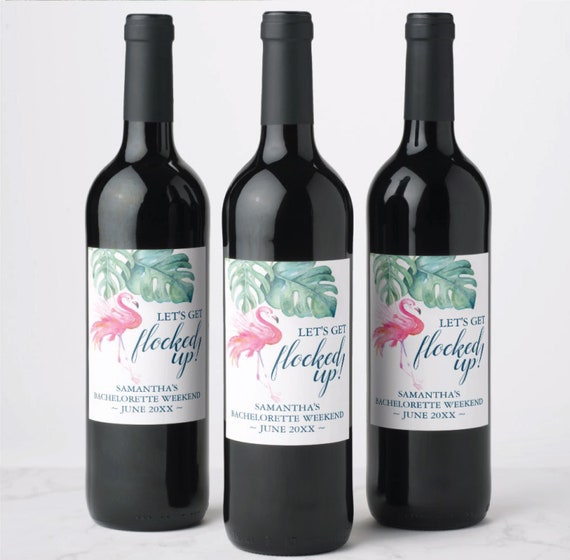 Peel and stick wine labels
