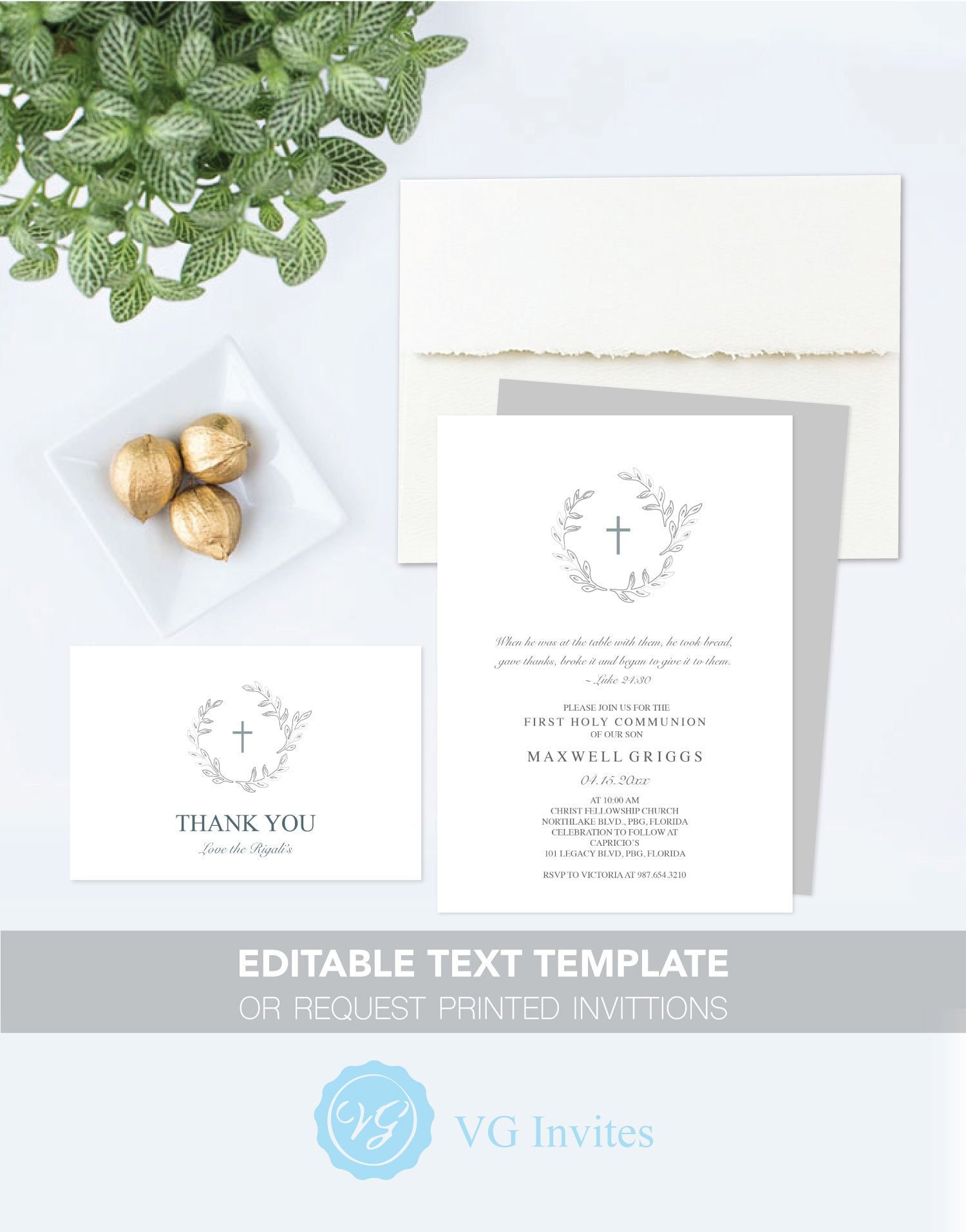 To start with COMMUNION INVITATION with Cost-free Printable Thank Your self Card Template, 5x7 Invites for Boy or Female Gender Impartial, Ground breaking Leaf Design and style graphic relating to Free Printable First Communion Invitations identify Initially COMMUNION INVITATION with Free of charge Printable Thank Your self Card Template, 5x7 Invites for Boy or Woman Gender Impartial, Impressive Leaf Style