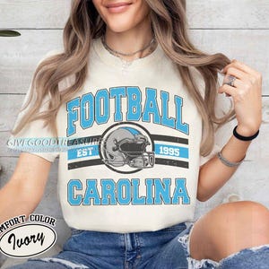 Comfort Colors® Carolina Football Vintage Style T-shirt, Carolina Football Sweatshirt, Crewneck sweatshirt Retro Carolina Football Fan Gift