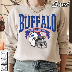 Vintage Buffalo Football Sweatshirt | Buffalo Football Team Shirt | New York Sports Fan | Buffalo Sweatshirt