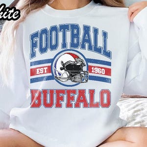 Buffalo Football Sweatshirt, Buffalo Football Crewneck, Hoodie, Buffalo Sweatshirt, Football Fan Gifts, Buffalo  Fan