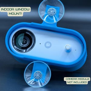 Bird Buddy Flat Window Mount for Camera Module | Indoor Camera Mount Adapter | Window Bird Feeder Camera Adapter