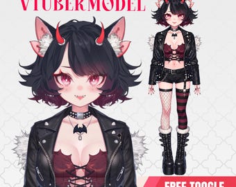 Professional Live2D VTuber Commission | Custom Anime VTuber Model | Fully Rigged Avatar