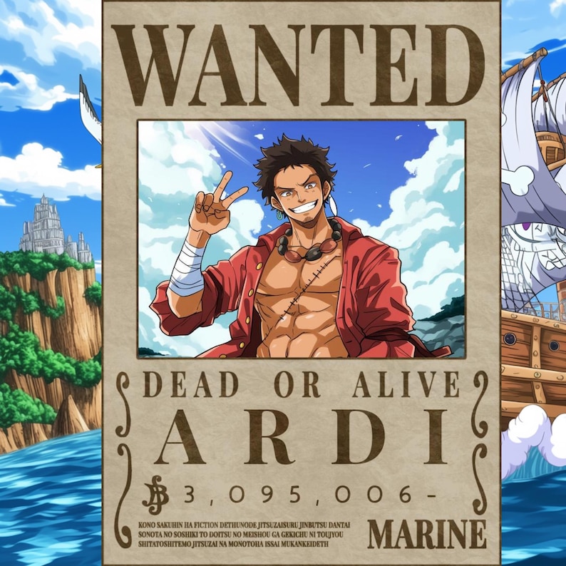 Custom Anime Portrait, Custom Anime Wanted Poster, Personalized Pirate Anime Gift, Printable Wall Art, Anniversary Gift, One Piece Portrait, Custom Wanted Poster, One Piece Fan Art, Pirate Anime Portrait, Anime Mugshot, Personalized Anime Art, Anime Couple Portrait, Unique Anime Gift, Digital Anime Art, Anime Wall Decor, One Piece Inspired Gift, Manga Style Portrait, Anime Illustration, Otaku Gift, Custom Anime Drawing, Luffy Wanted Poster, Hand-Drawn Anime, Pirate Bounty Poster