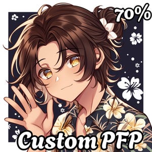 Custom PFP | Anime Character Commission, Pfp for Twitch, Chibi Pfp, Vtuber PFP, Profile Icon, Profile Picture, Custom Anime PFP Commission