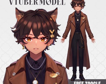 Custom Live2D VTuber Model | Fully Rigged Anime Avatar | VTuber Commission | VTube Studio Ready