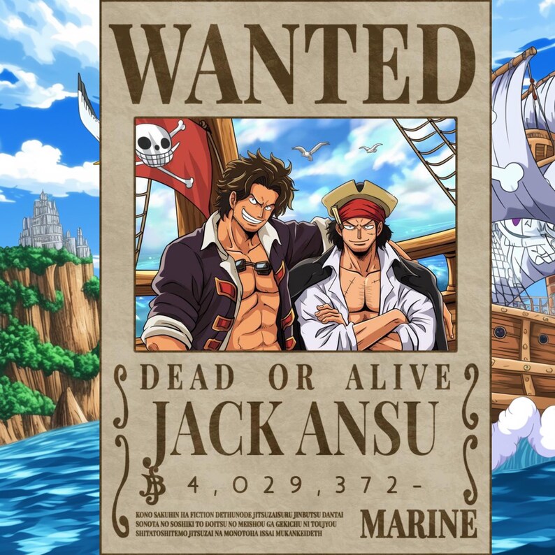 Custom Anime Portrait, Custom Anime Wanted Poster, Personalized Pirate Anime Gift, Printable Wall Art, Anniversary Gift, One Piece Portrait, Custom Wanted Poster, One Piece Fan Art, Pirate Anime Portrait, Anime Mugshot, Personalized Anime Art, Anime Couple Portrait, Unique Anime Gift, Digital Anime Art, Anime Wall Decor, One Piece Inspired Gift, Manga Style Portrait, Anime Illustration, Otaku Gift, Custom Anime Drawing, Luffy Wanted Poster, Hand-Drawn Anime, Pirate Bounty Poster
